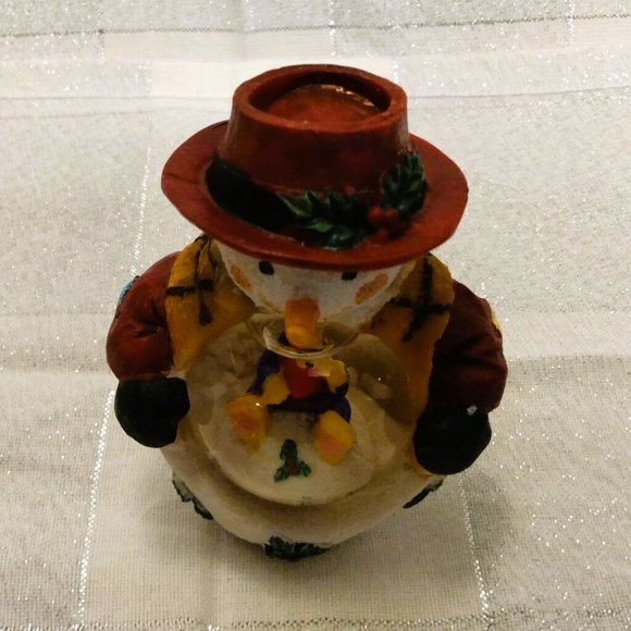 World Bazaars Holiday Waterball/Snow Globe Snowman & Teddy Bear With Box - Picture 9 of 14